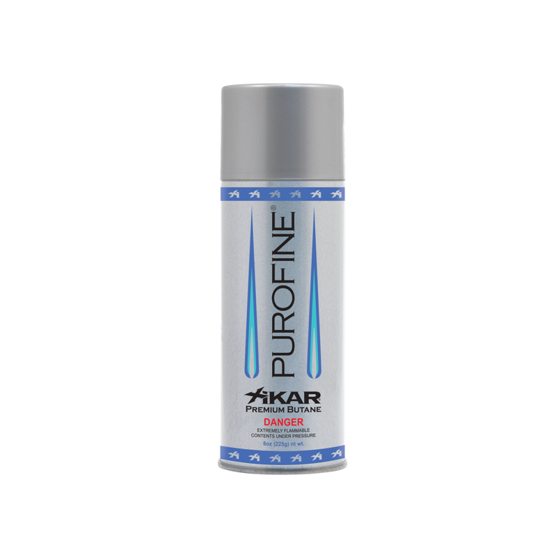 Xikar Premium Butane 8.0 Oz - Silver