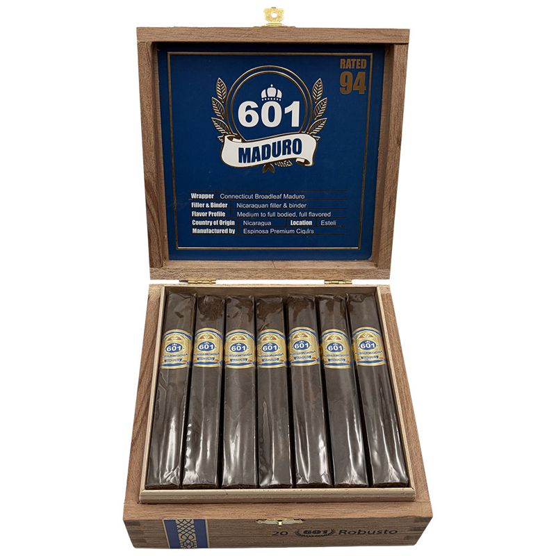 601 Blue Maduro Robusto (bx/20)