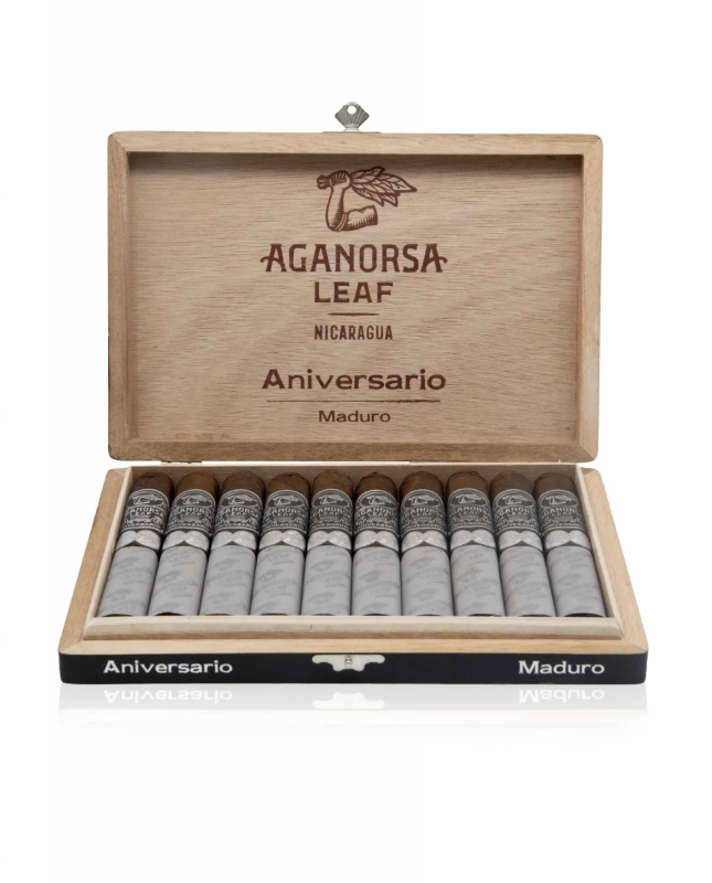 Aganorsa Leaf Aniversario Maduro Gran Robusto Single (bx/10)