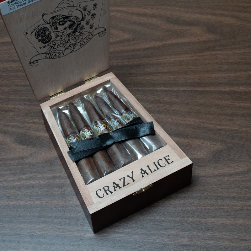 Deadwood Tobacco Crazy Alice by Drew Estate Crazy Alice Single (bx/10)