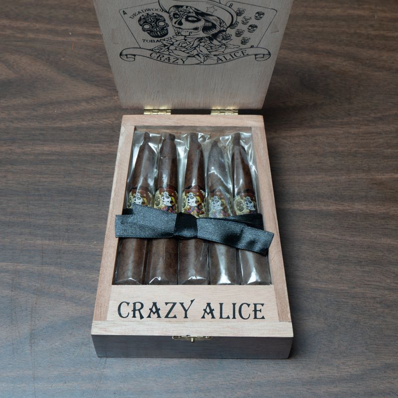 Deadwood Tobacco Crazy Alice by Drew Estate Crazy Alice Single (bx/10)