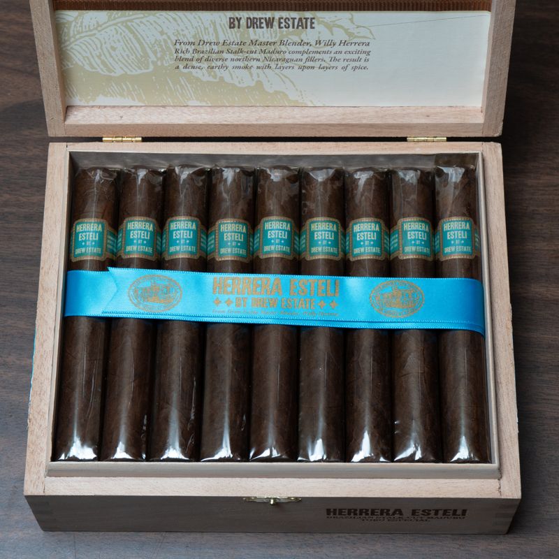 Herrera Esteli Brazilian Maduro by Drew Estate 50x5 Grande (bx/25)