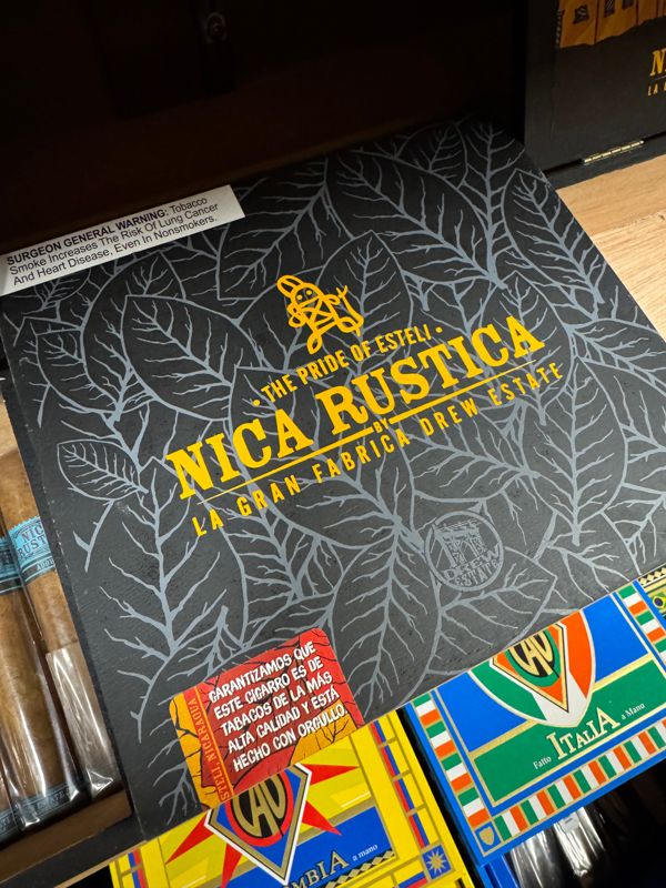 Nica Rustica Broadleaf by Drew Estate Short 50x5 Single (bx/25)