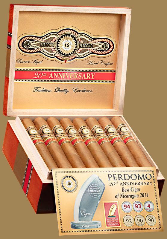 Perdomo 20th Anniversary Connecticut Corona Grande (pk/5)