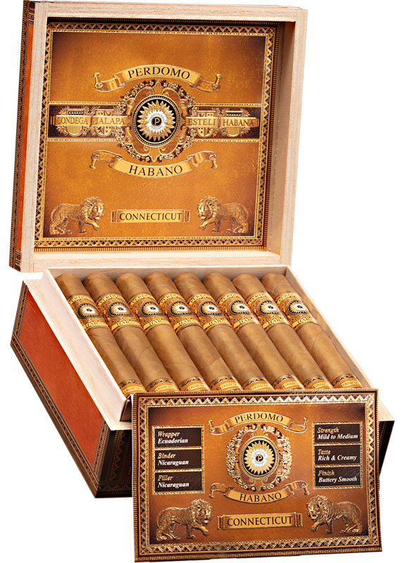 Perdomo Habano Bourbon Barrel-Aged Connecticut Robusto (pk/5)