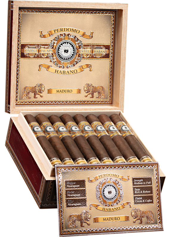Perdomo Habano Bourbon Barrel-Aged Maduro Robusto Single (bx/24)