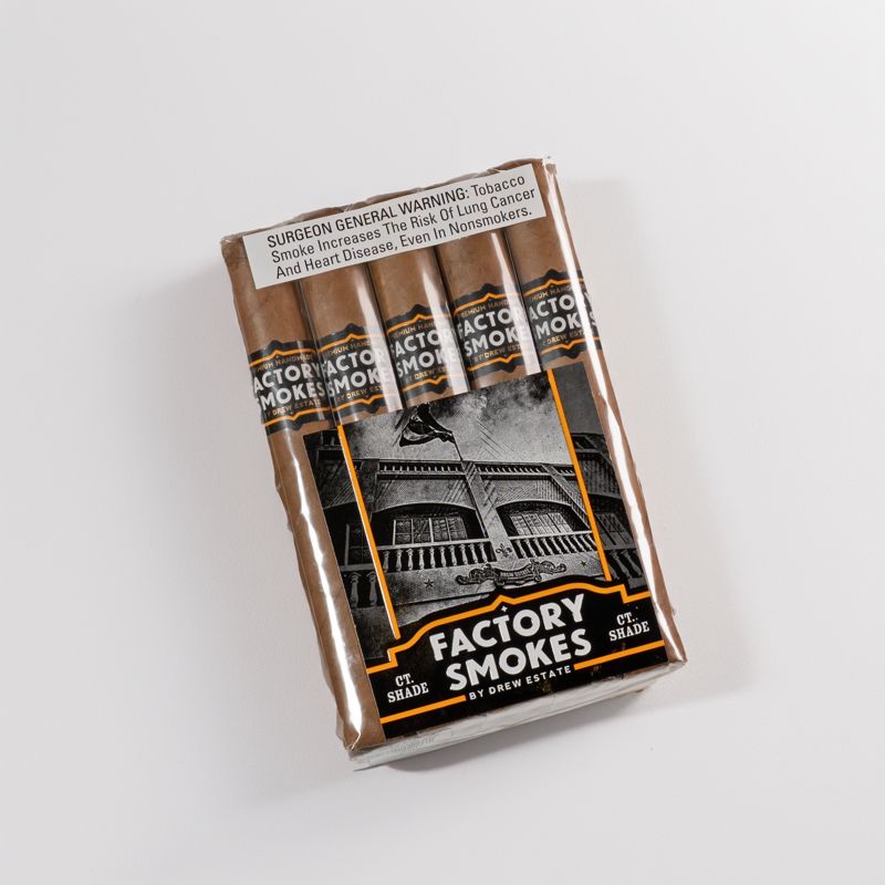 Factory Smokes Connecticut Shade by Drew Estate 50x5 Single (pk/25)