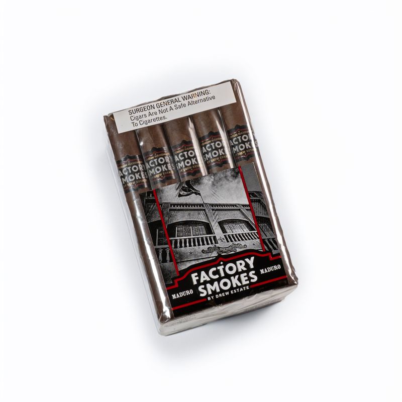 Factory Smokes Maduro by Drew Estate 50x5 Single (pk/25)