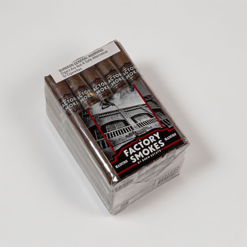 Factory Smokes Maduro by Drew Estate 50x5 Single (pk/25)