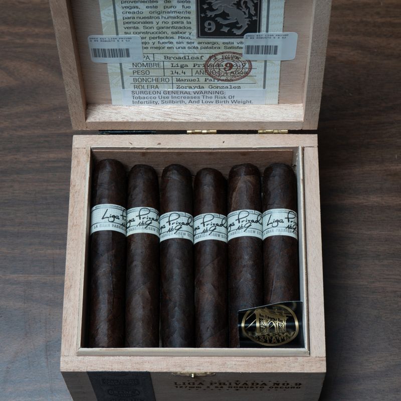 Liga Privada No. 9 by Drew Estate 50x5 Single (bx/24)