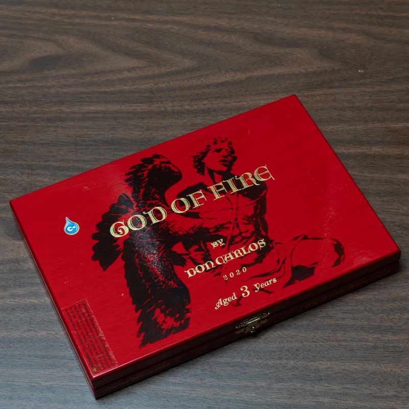 God of Fire by Don Carlos Robusto Tubos Single (bx/8)