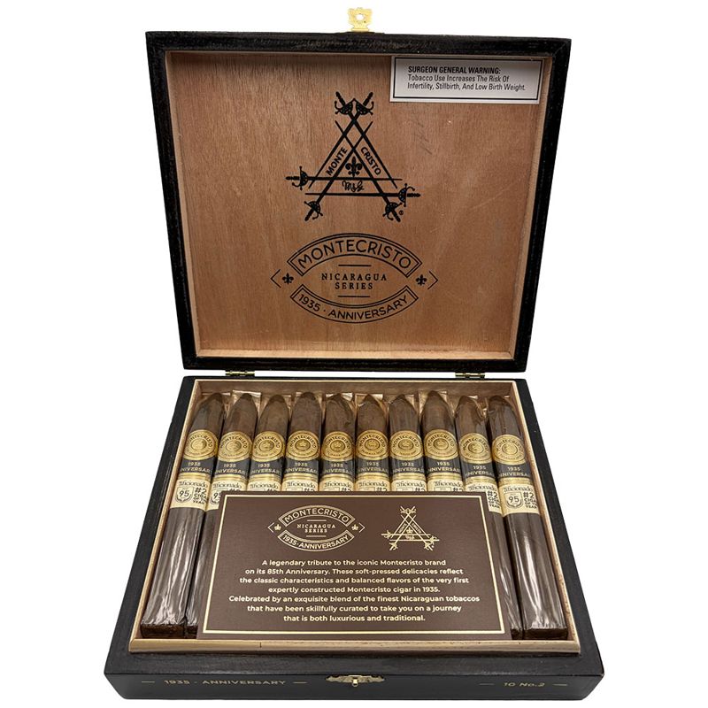 Montecristo 1935 Anniversary Nicaragua No. 2 (bx/10)