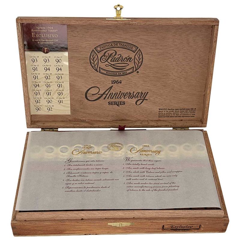 Padron 1964 Anniversary Series Natural Exclusivo (bx/25)