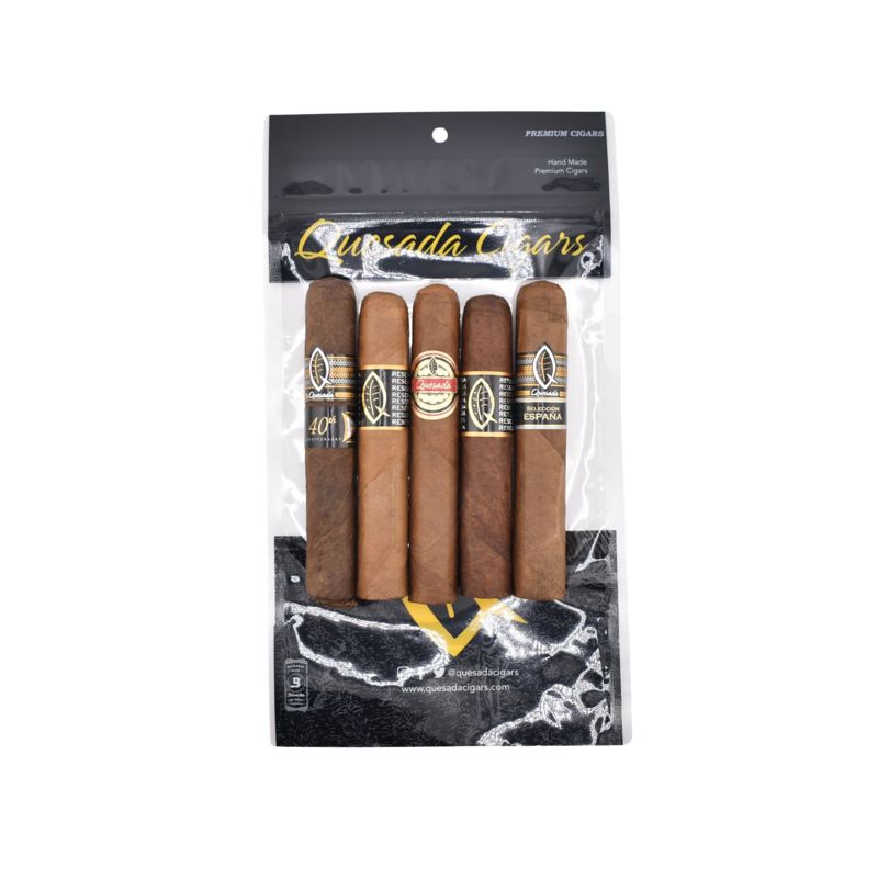 Quesada Robusto 5-Pack Assortment Boveda Bag (10pks of 5)