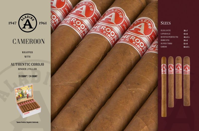 Aladino Cameroon Robusto (5.0x50) | SINGLE