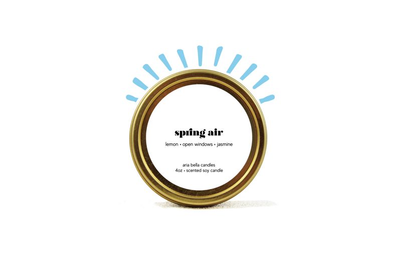 Spring Air Soy Candle Tin