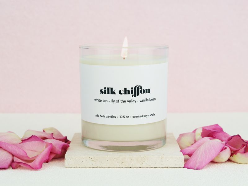 Silk Chiffon Soy Candle