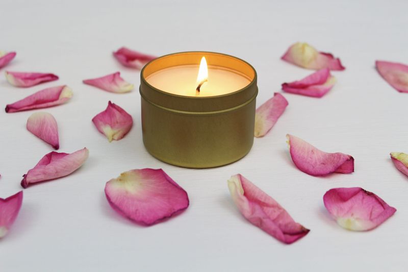 Will You Be My...? Soy Candle Gift (4oz Gold Travel Tin, bridesmaid)