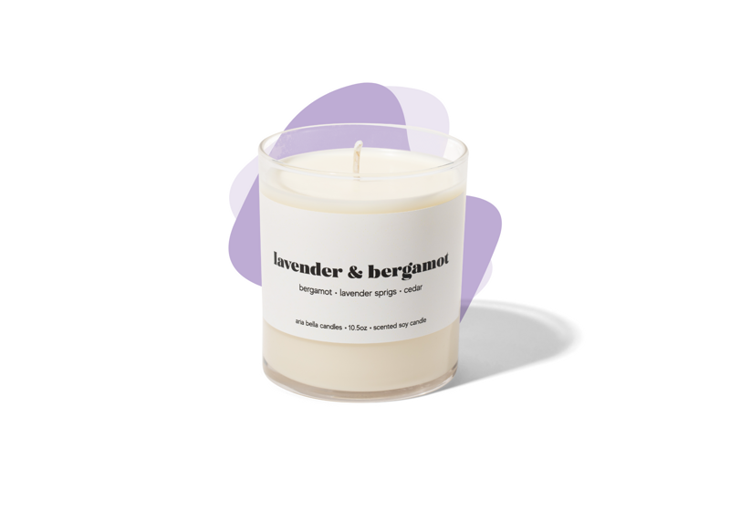 Lavender & Bergamot Soy Candle