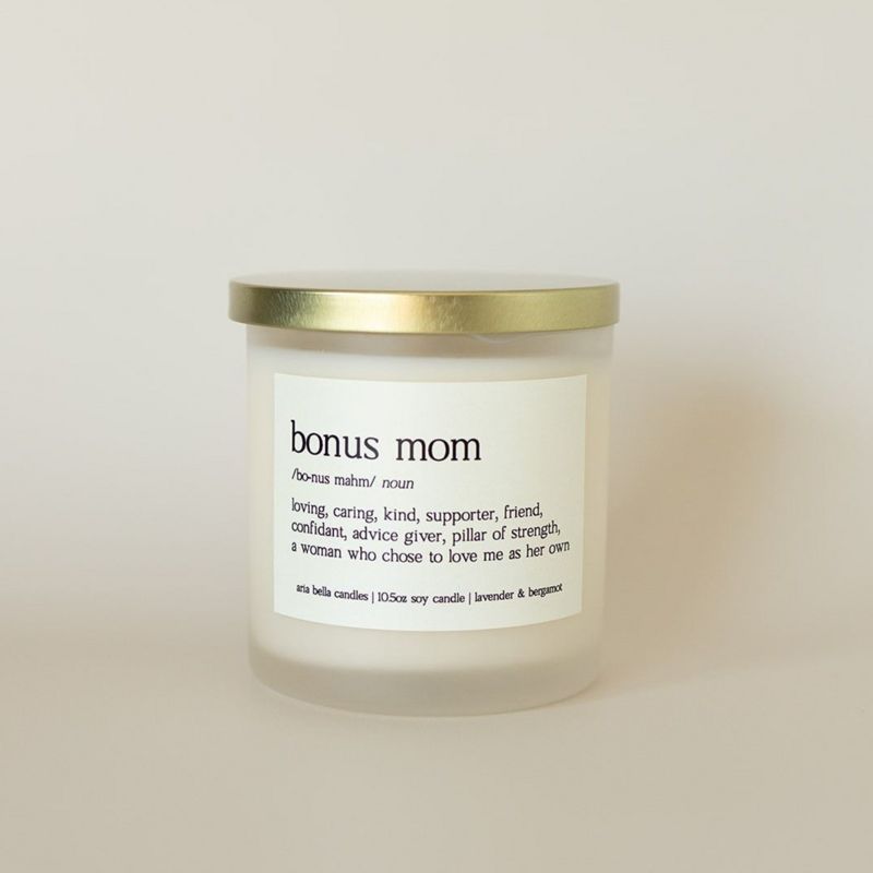 Bonus Mom Definition Soy Candle Gift