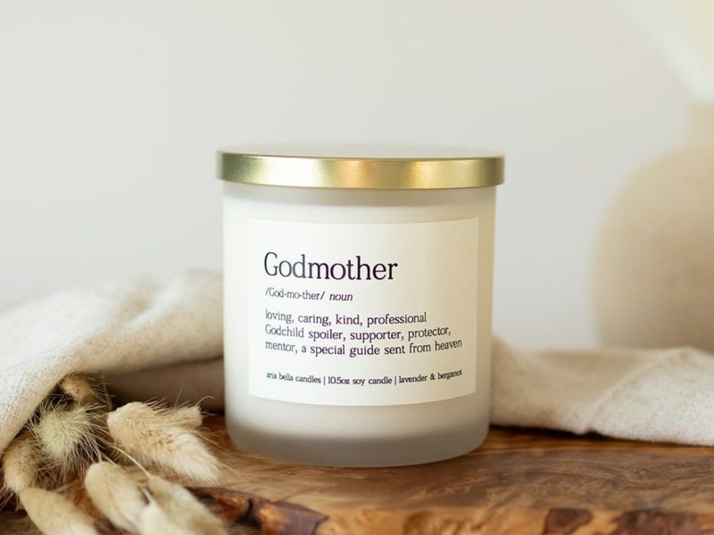 Godmother Definition Soy Candle Gift