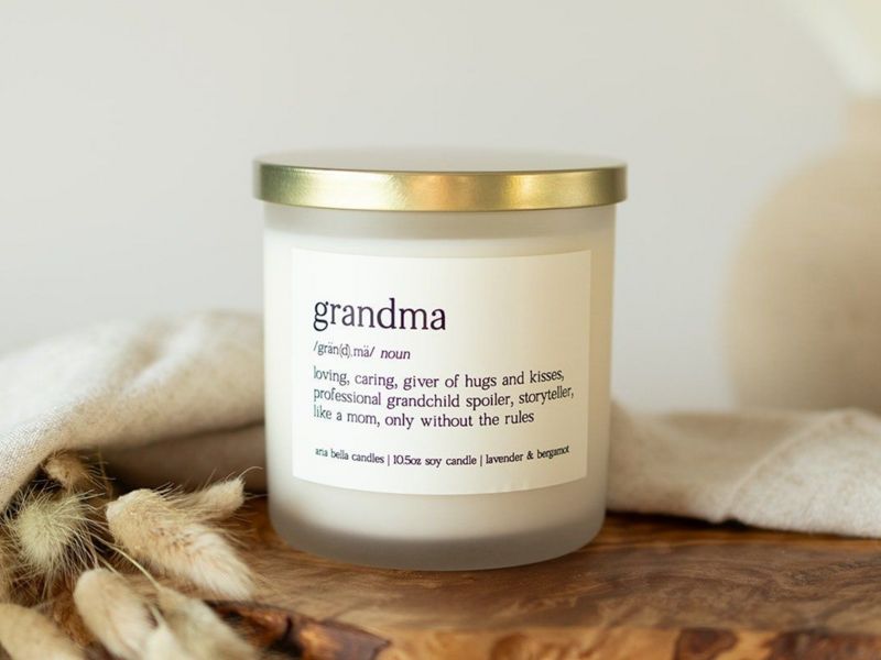 Grandma Definition Soy Candle Gift
