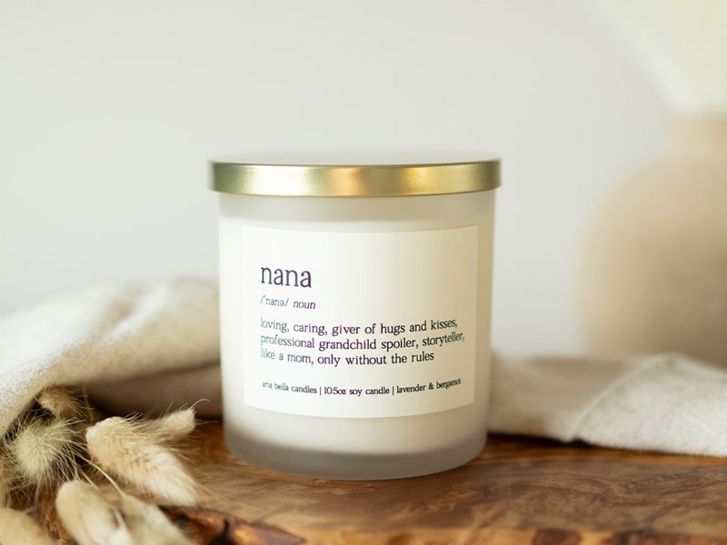 Nana Definition Soy Candle Gift