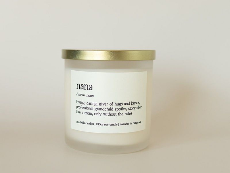 Nana Definition Soy Candle Gift