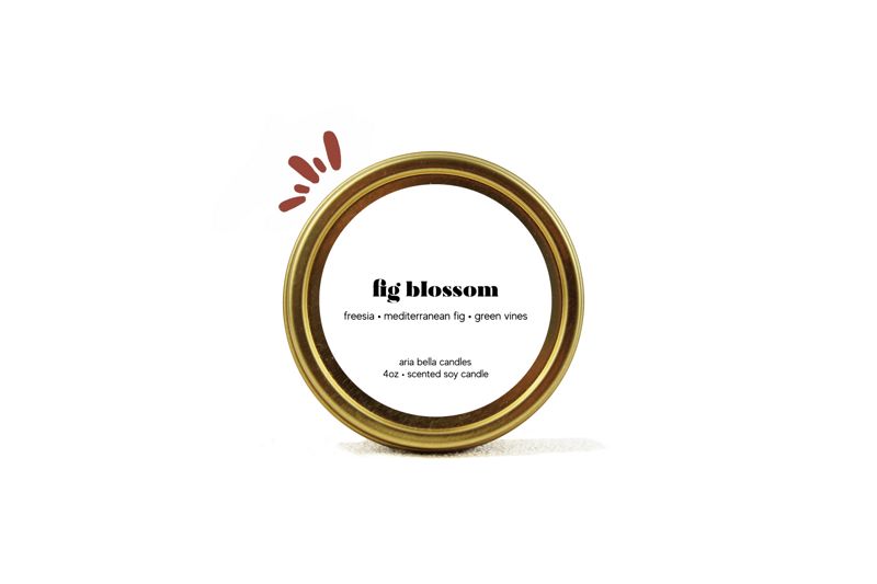 Fig Blossom Soy Candle Tin