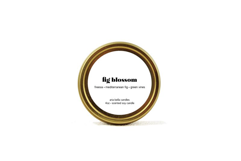 Fig Blossom Soy Candle Tin