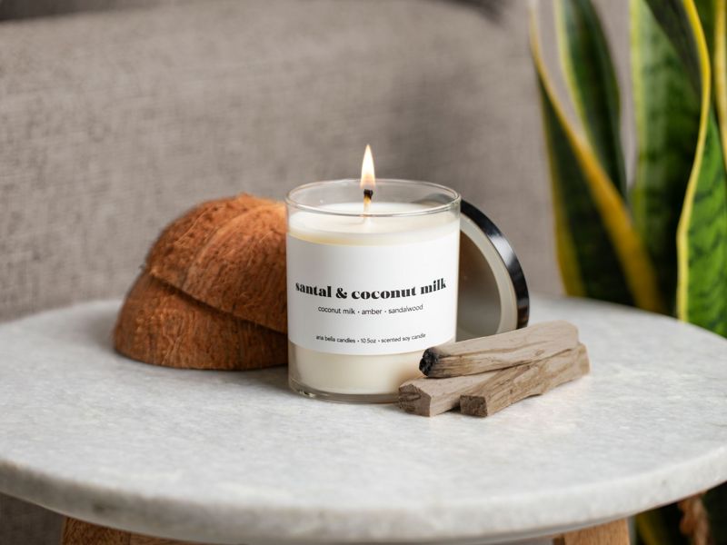 Santal & Coconut Milk Soy Candle