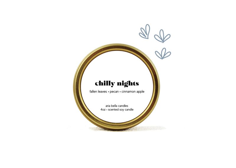 Chilly Nights Soy Candle Tin