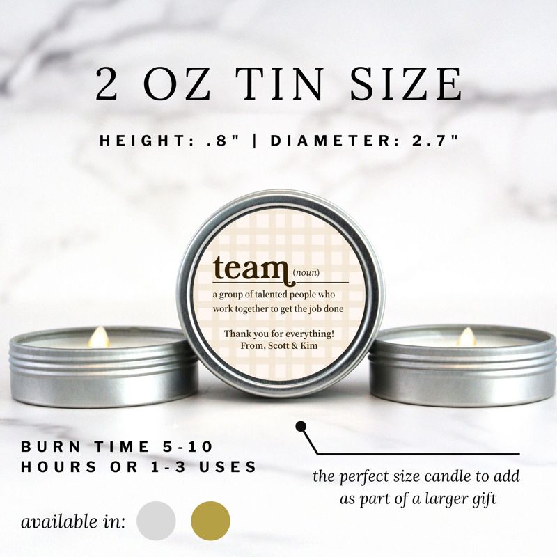 Team Definition Bulk Candle Gifts