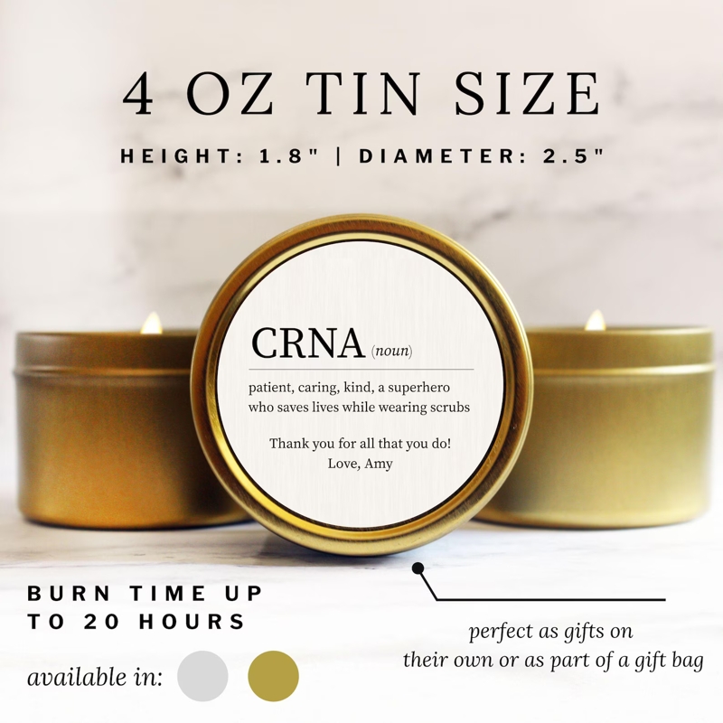 Nurse Definition Bulk Candle Gifts