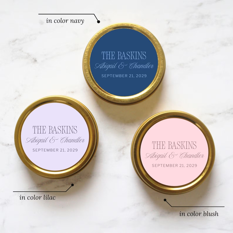 Candle Wedding Favors for Guests in Bulk for Wedding Reception Guest