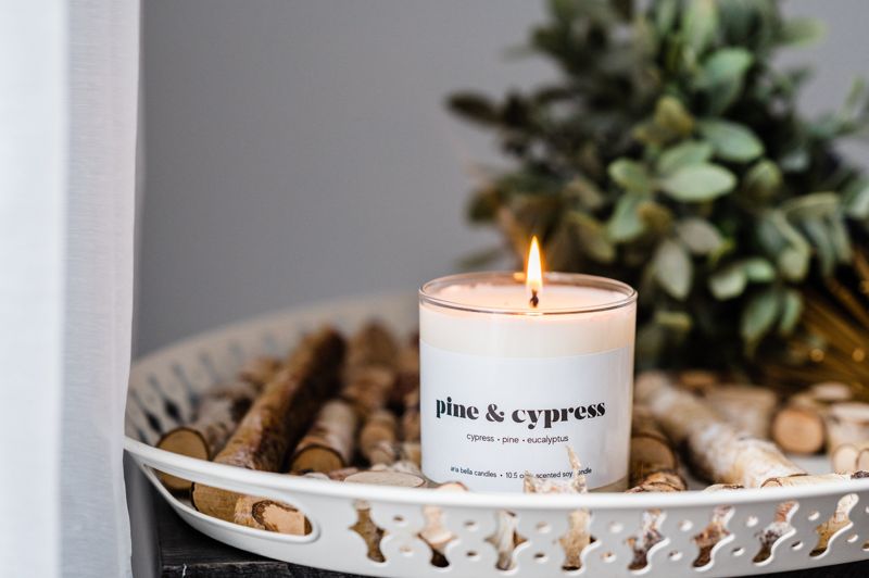 Pine & Cypress Soy Candle