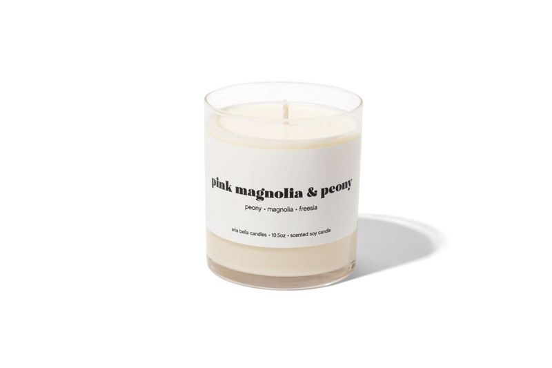Pink Magnolia & Peony Soy Candle