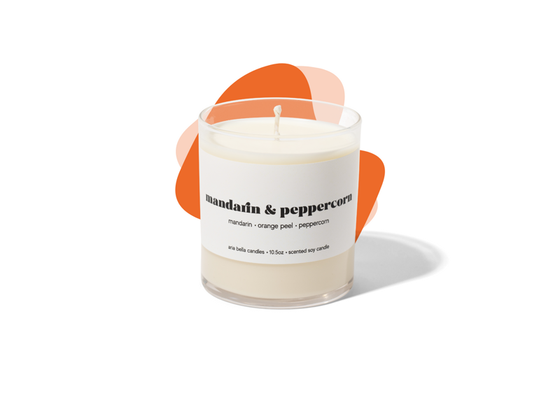 Mandarin & Peppercorn Soy Candle