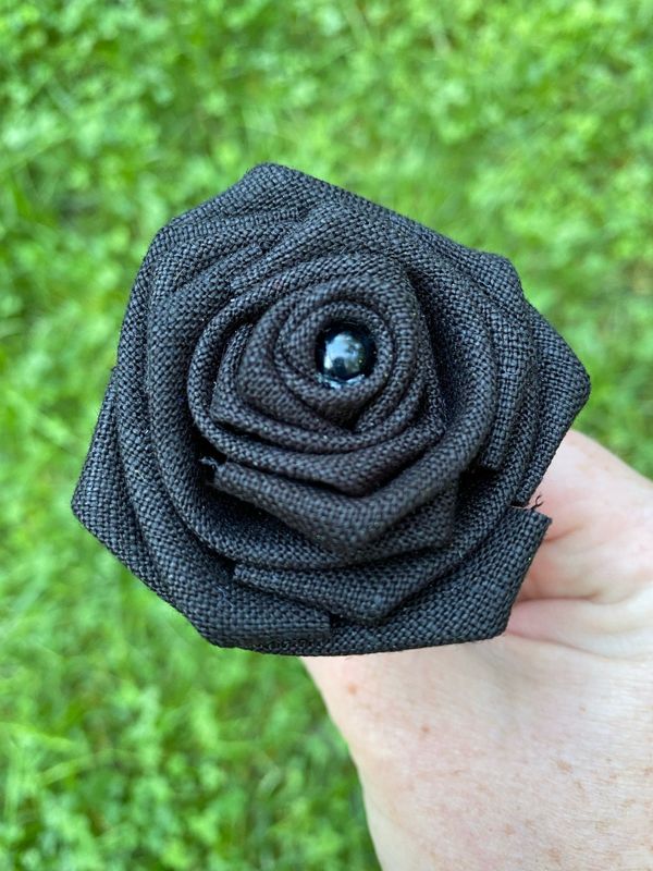Single Linen Rose with Stick Stem, Build Your Own Bouquet, Custom Flower Bouquet, Rose Bouquet, Gift for Her, 12th Anniversary