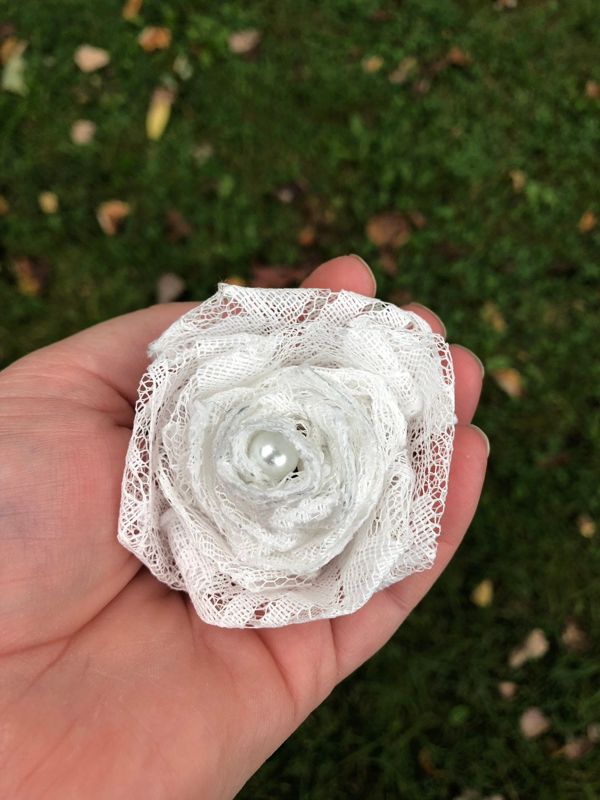 White Lace Roses with Stems, Lace Flower Bouquet, Lace Flowers, Lace Roses, 13th Wedding Anniversary Gift, Lace Gift for Her, Thirteenth