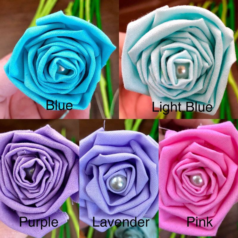 Pastel Rainbow Cotton Roses with Stems, Cotton Flower Bouquet, Pastel Rainbow Roses, 2nd Anniversary, Cotton Anniversary, Rainbow Roses