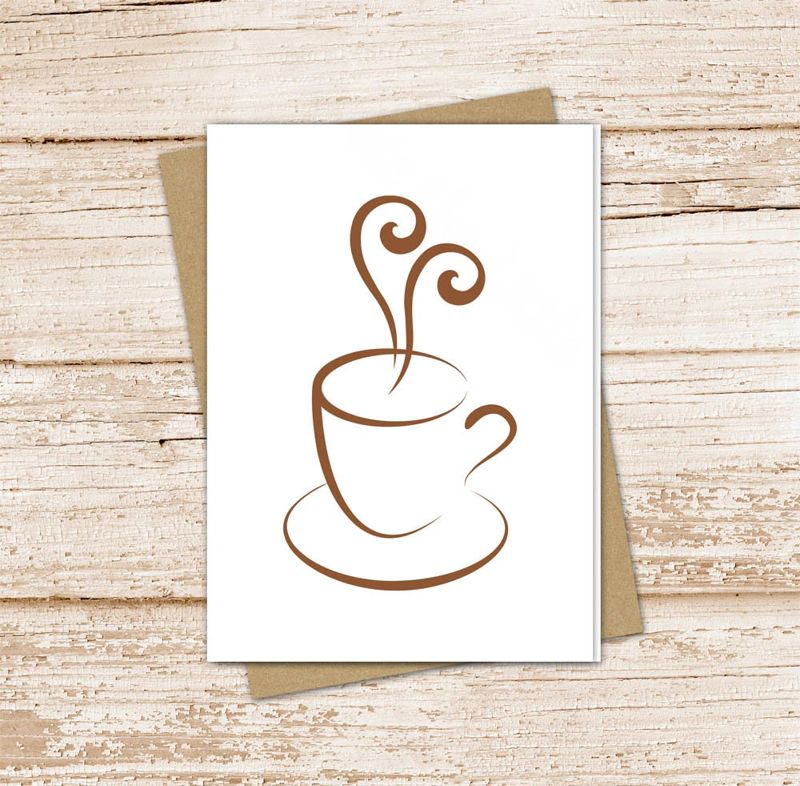 coffee card set .  coffee lover note cards . love . coffee cup, mug . blank note cards . notecards . folded stationery . stationary set