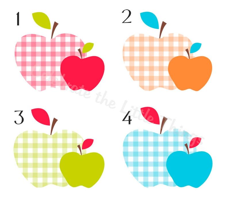 personalized APPLE stationery set . teacher notepad + note card set notecards note pad stationary set . gingham apple . teachers gift set