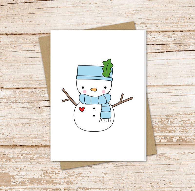 snowman card set .  cute snowman note cards . winter . blank note cards . folded stationery . stationary set