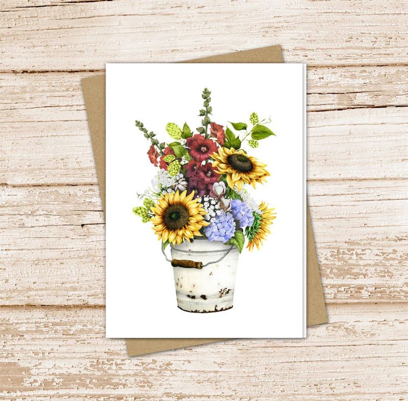 Summer Sunflower Card Set