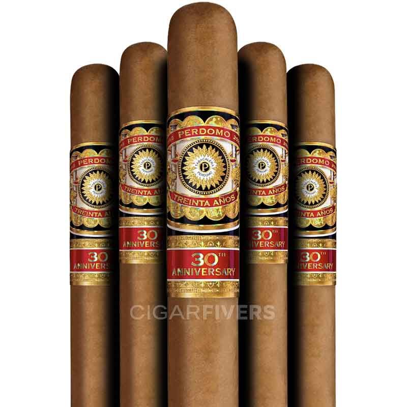 Perdomo 30th Anniversary Box-Pressed Connecticut Churchill (pk/5)