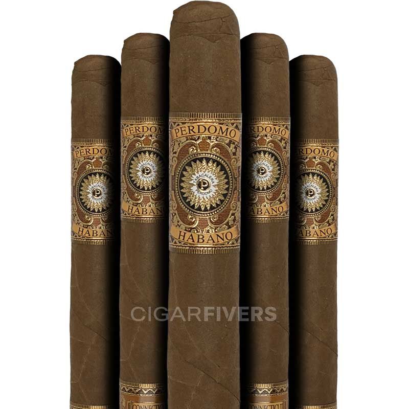 Perdomo Habano Bourbon Barrel-Aged Connecticut Epicure (pk/5)