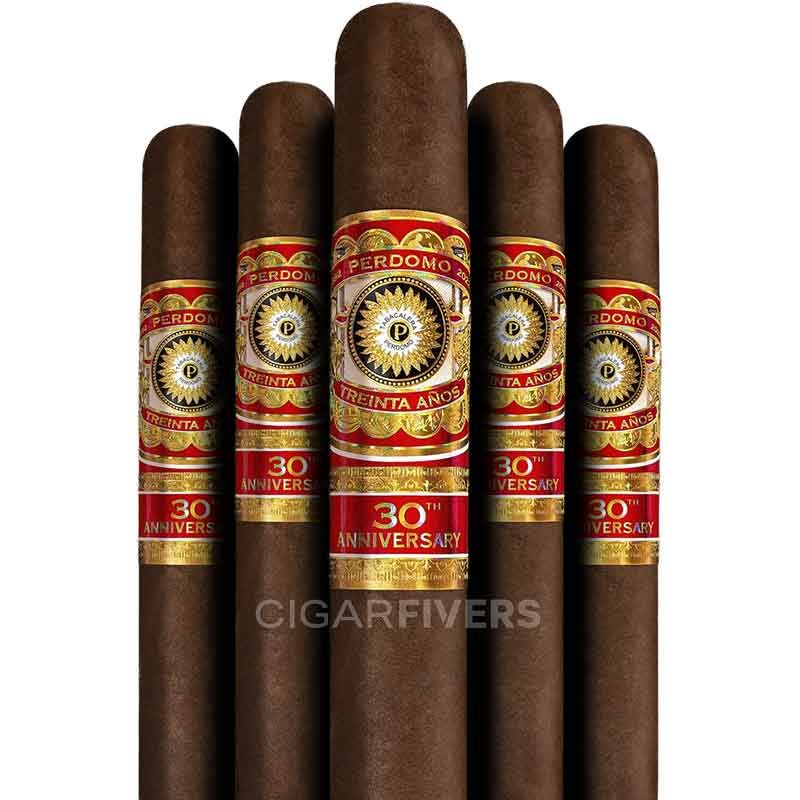 Perdomo 30th Anniversary Box-Pressed Sun Grown Churchill (pk/5)
