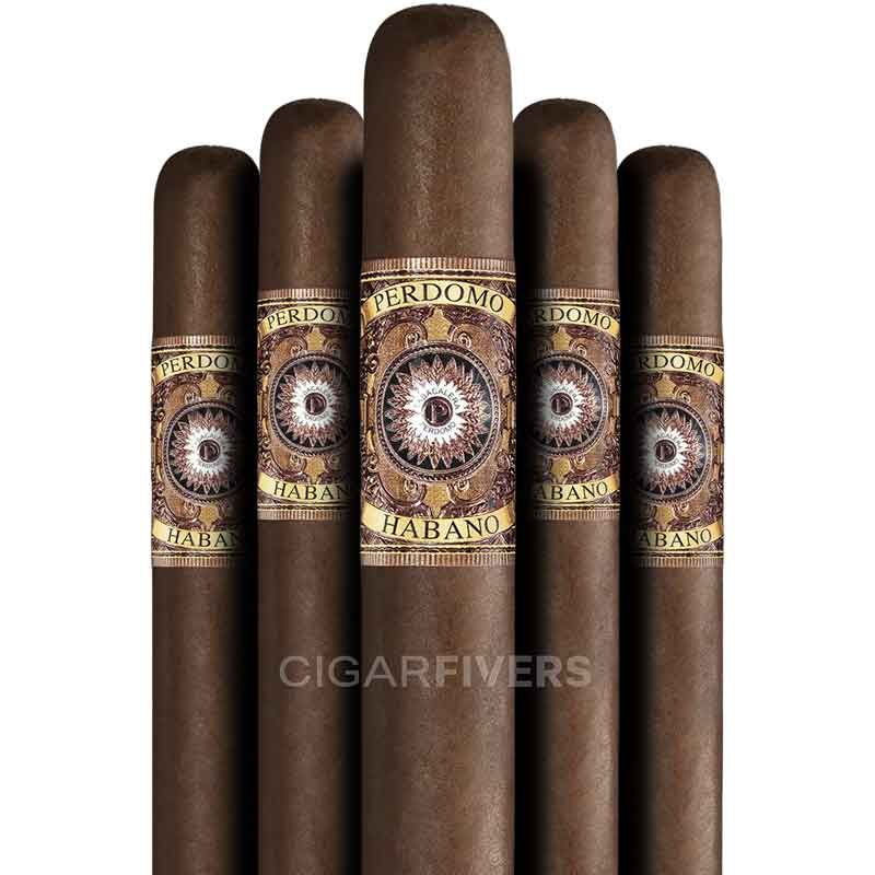 Perdomo Habano Bourbon Barrel-Aged Sun Grown Churchill (pk/5)