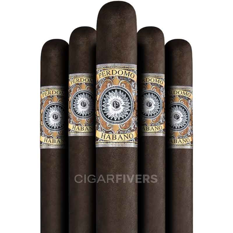 Perdomo Habano Bourbon Barrel-Aged Maduro Churchill (pk/5)
